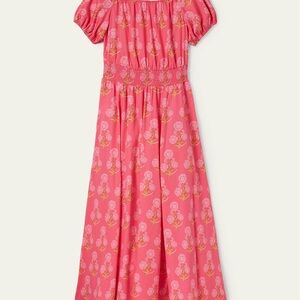 Boden Vibrant Pink Floral Skirt